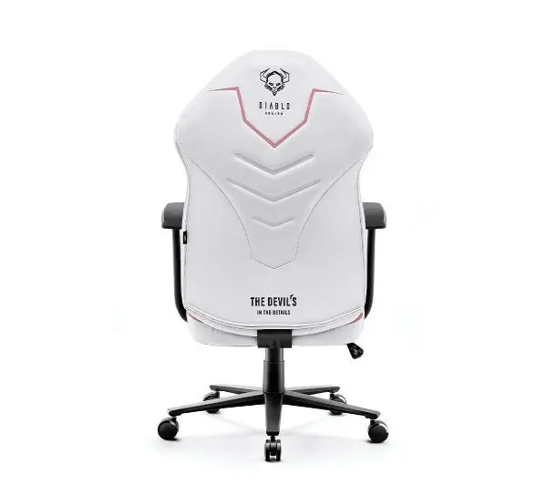 Diablo Chairs X-Gamer 2.0 Normal Size Gamingowy do 150kg Skóra ECO Tkanina Marshmallow pink - Kup na Raty - RRSO 0%