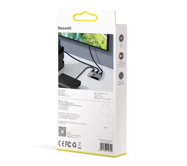 Baseus CAHUB-BC0G Switcher Dwukierunkowy HDMI 4K