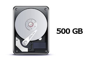 Zmieść swoje pliki na dysku 500 GB