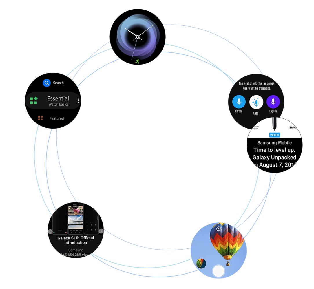 galaxy watch active timer