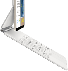 iPad Air підключено до клавіатури Magic Keyboard