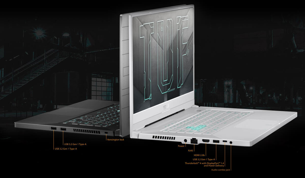 ASUS TUF DASH 15 — подключение