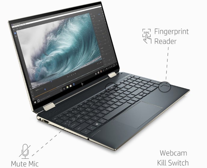 HP Spectre 15.6インチ Core-i7 SSD 1TB/16GB Laptop HP Spectre x360 15-eb0008nw 15,6