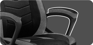 Протиковзкі підлокітники з сірої сітки Force 2.5