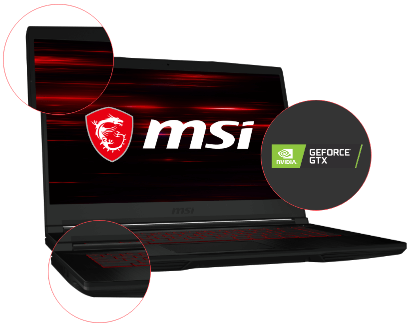 Laptop gamingowy MSI GF63 Thin 10SCSR-855XPL 15,6