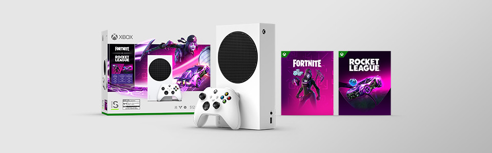 Console Xbox Series S 500GB Fortnite + Rocket League + Fall Guys -  Microsoft - IzzyGames Onde você economiza Brincando !