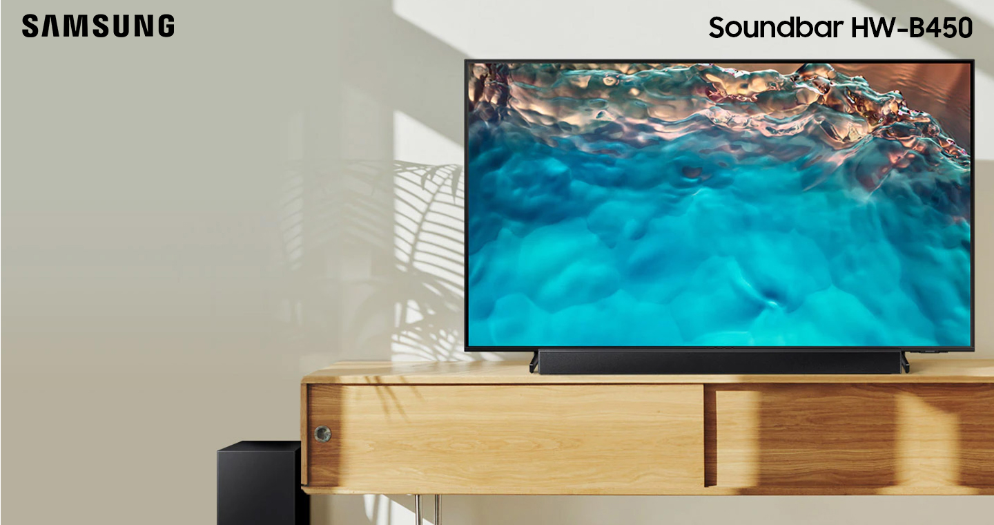 Soundbar Samsung HWB450 2.1 Bluetooth Opinie, Cena RTV EURO AGD