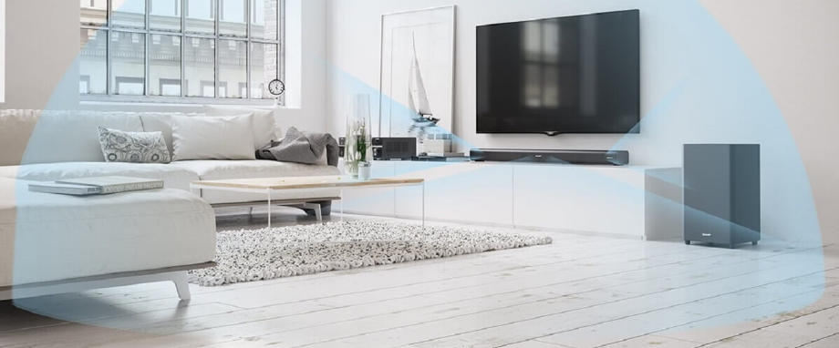 Sharp soundbar wirtualny dzwiek