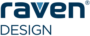 Темно-синій логотип Raven