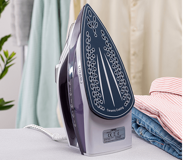 ロネル☆ Żelazko Raven EZ005X Steam Iron 140g/min 2600W - Opinie, Cena
