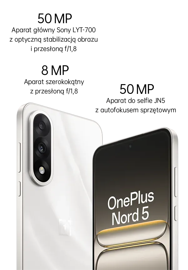 Smartfon OnePlus Nord 5 8/256GB 6,83
