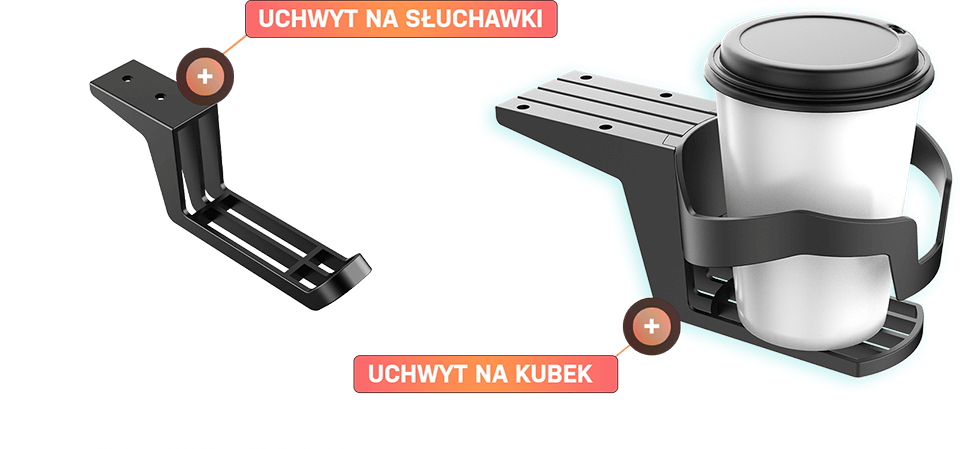 uchwyty w zestawie