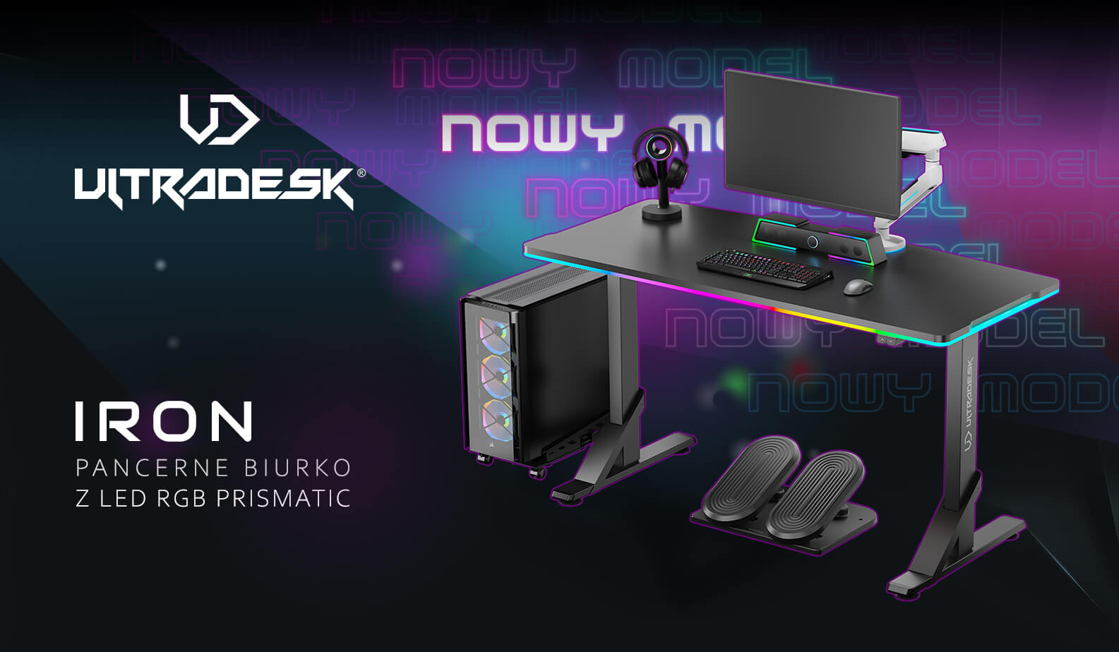 Biurko gamingowe ULTRADESK IRON