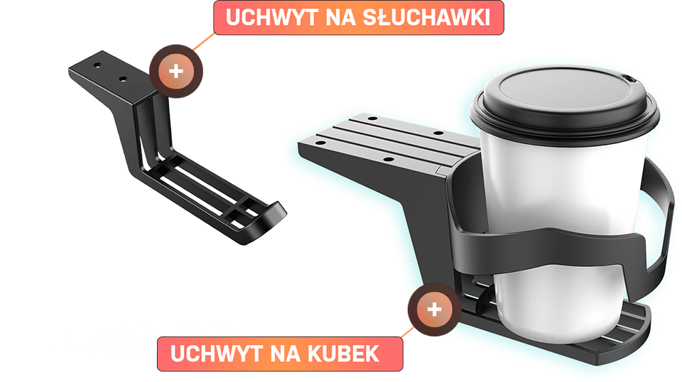 uchwyty w zestawie