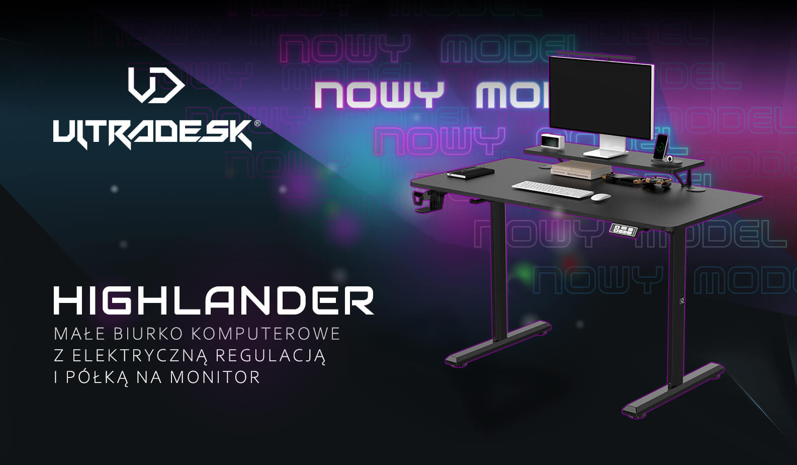 Biurko komputerowe ULTRADESK HIGHLANDER