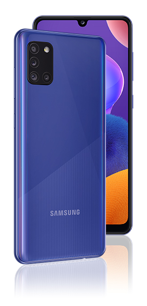 samsung a31 blue colour