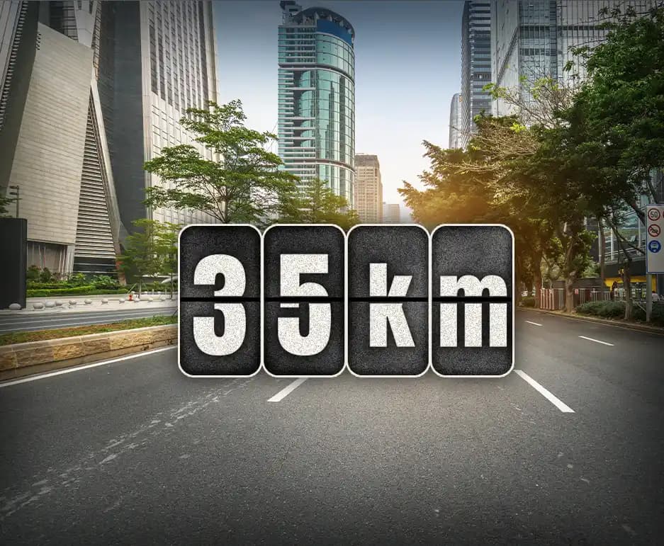 Zasięg do 35 km