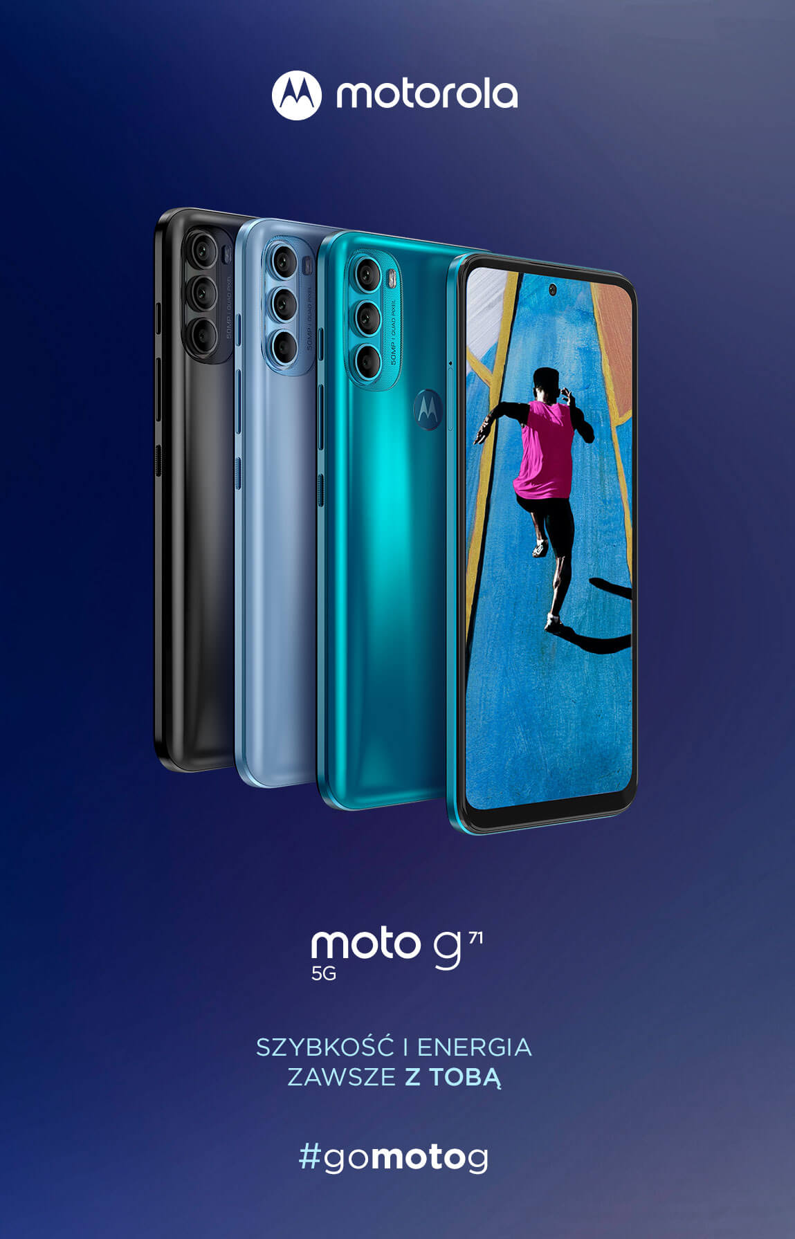 スマートフォン本体 Motorola moto g71 5G Smartfon Motorola moto g71 5g 6/128GB 6,4