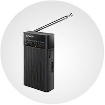 Amazon.co.jp: Sony ICF-P26 B Handy Portable Radio: FM/AM