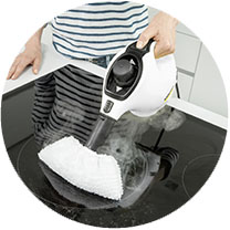 KARCHER SC 1 EASYFIX プレミアム WHITE Karcher SC 1 EasyFix Premium Home Line 1.516-375.0 1200W 35g