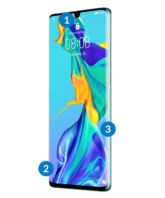 Huawei p30pro 8+256 4g 信号　本体だけ Smartfon Huawei P30 Pro 8/256GB (aurora niebieski) - Opinie