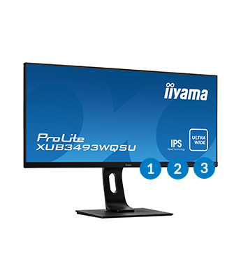iiyama ProLite XUB3493WQSU 34インチ Monitor iiyama ProLite XUB3493WQSU-B1 34