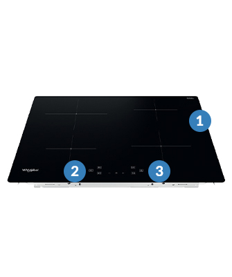 Whirlpool - Table induction WHIRLPOOL WSQ4860NE