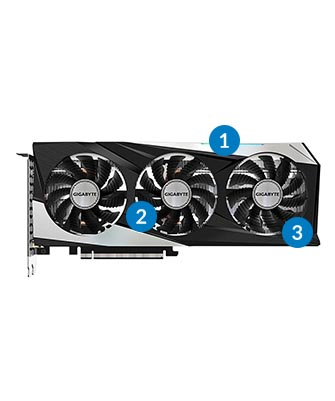 Karta graficzna Gigabyte GeForce RTX 3060 GAMING OC (rev