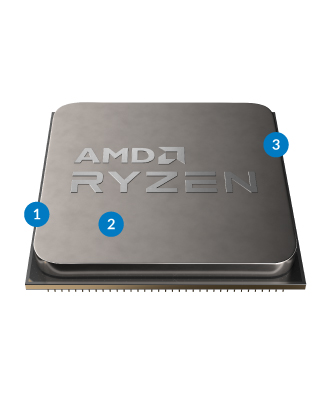 CPU AMD Ryzen 5 5600G AMD Ryzen 5 5600G Wraith Stealth (3.9 GHz / 4.4 GHz