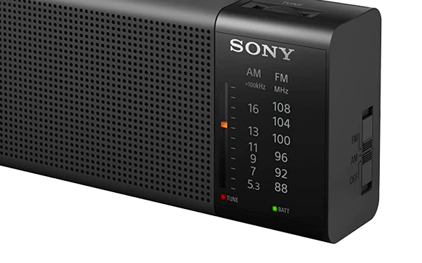 SONY ICF-P37 ブラックラジオ ソニー ICF-P27 FM／AM対応タテ型アナログラジオ ブラック