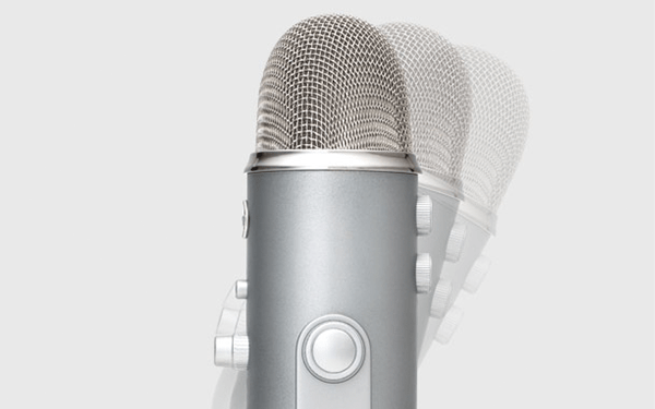 Mikrofon Blue Yeti Silver Przewodowy Pojemnościowy Srebrny