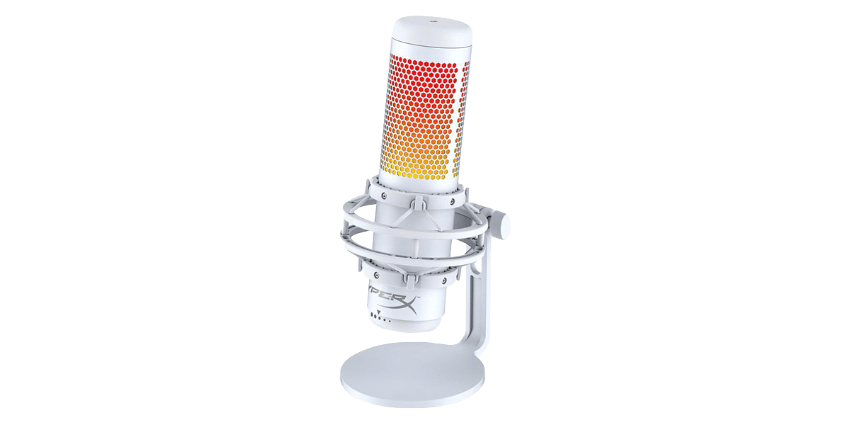 美品 HyperX QuadCast S ホワイト Mikrofon HyperX QuadCast S Przewodowy Pojemnościowy Biały - Opinie