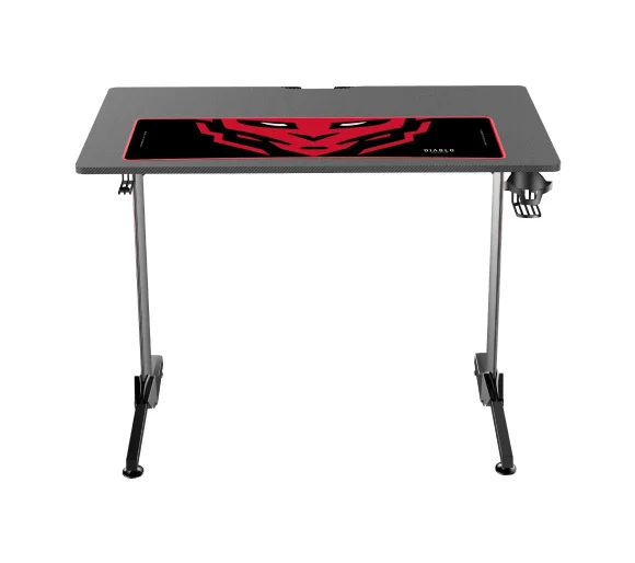 Czarne biurko gamingowe Diablo Chairs X-Mate 1000