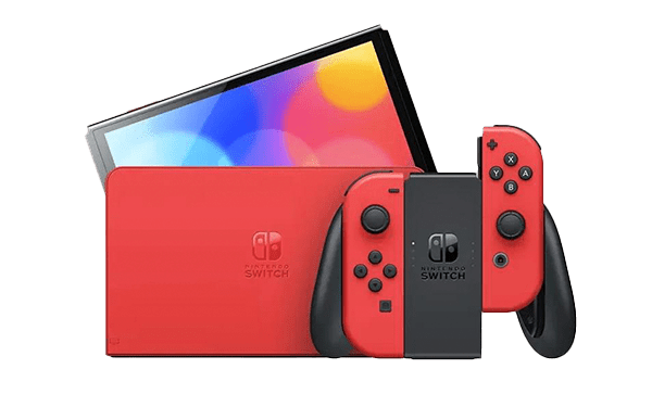 Nintendo Switch OLED Mario Red Edition Czerwony + Super Mario Bros