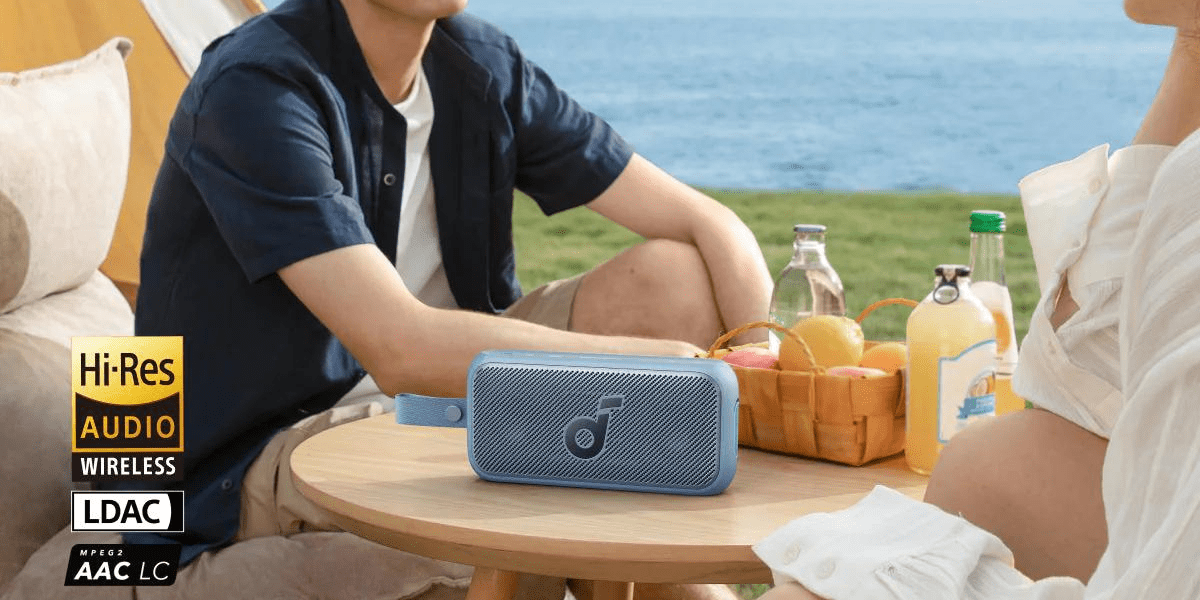 Anker Soundcore Motion300 ブルー Anker、IPX7対応ポータブルスピーカー「Soundcore Motion 300