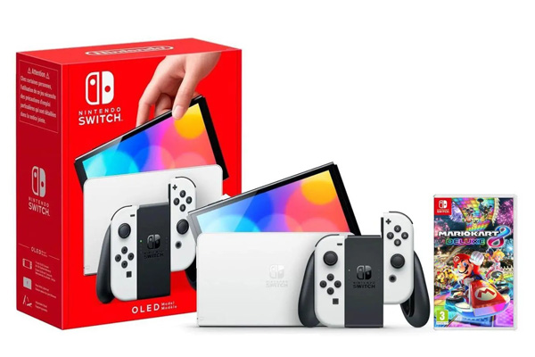 Nintendo Switch 本体 2022年8月購入 Nintendo Switch OLED - Czerwony / Niebieski - Konsole Nintendo