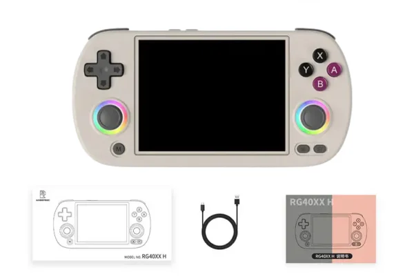 ANBERNIC RG40XX H MicroSD256GB付き Anbernic RG40XX H RGB - Niebieski - Ceny i opinie - Ceneo.pl