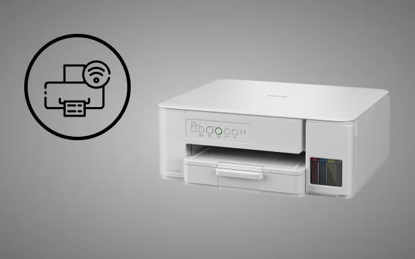 Багатофункціональний принтер Brother DCP-T436W з іконкою бездротового зв'язку