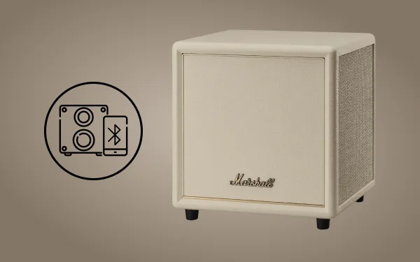 Сабвуфер Marshall з динаміком та значком Bluetooth
