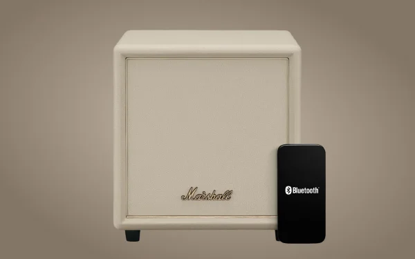 Сабвуфер Marshall з логотипом телефону та Bluetooth